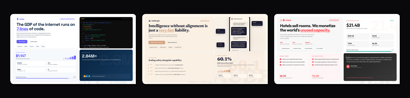 OpenSlides generates branded pitch decks for Stripe, Anthropic, and Airbnb